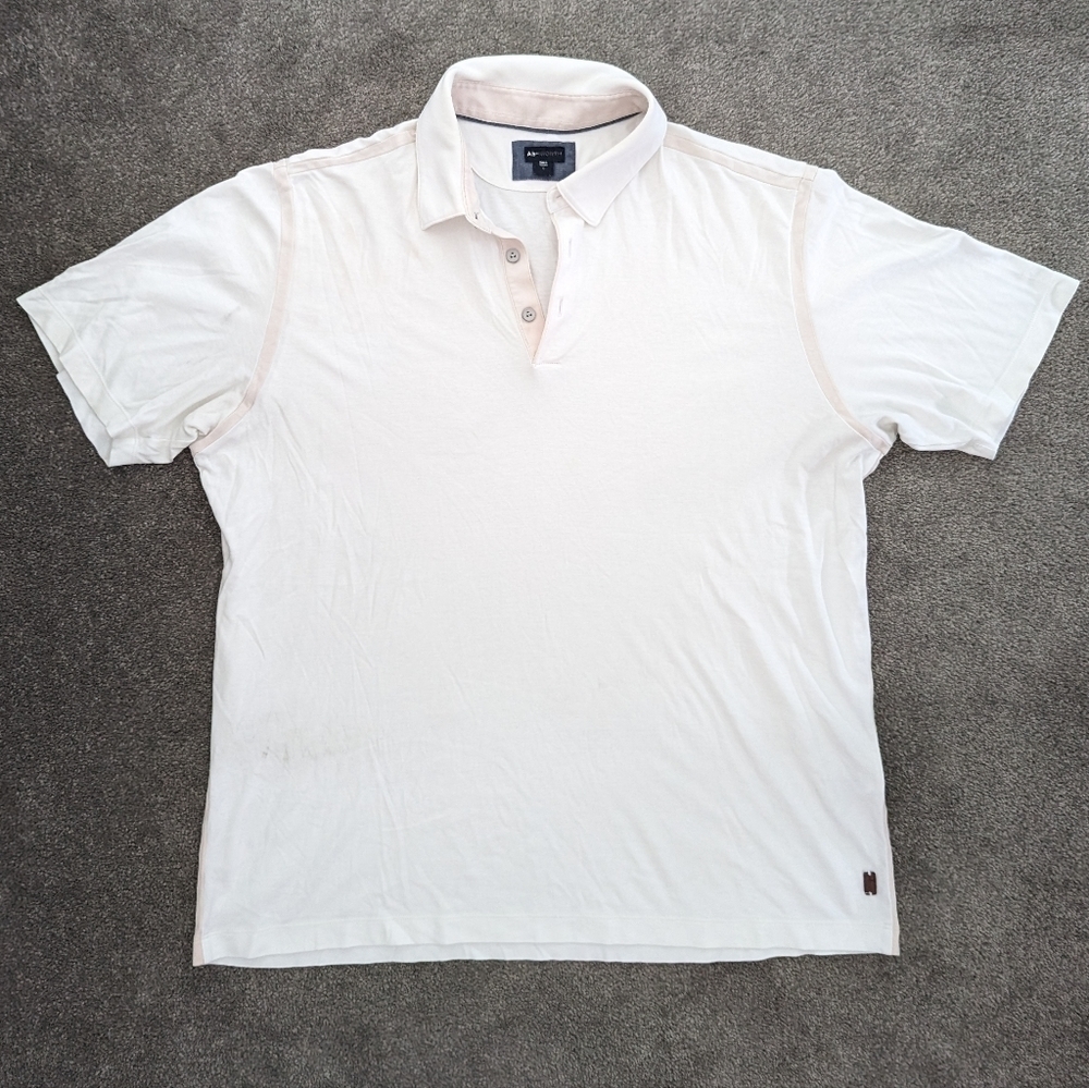 ASHWORTH white golf Tshirt size Large